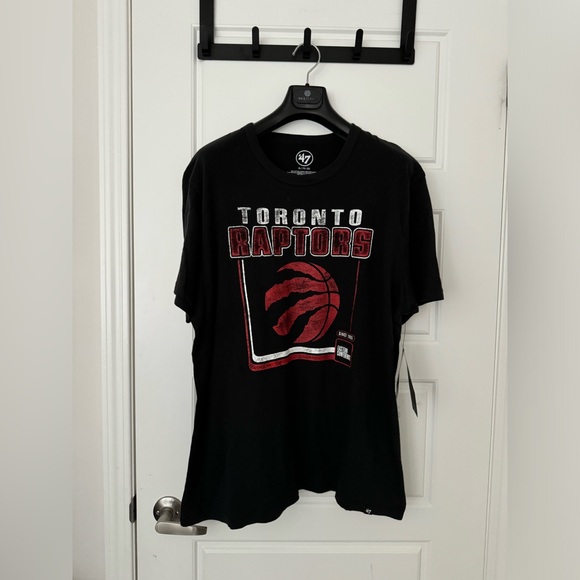 NBA NWT TORONTO RAPTORS Black Logo T Shirt in XL - Picture 9 of 9